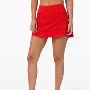 Lululemon Dark Red Pace Rival Skirt (NWT)